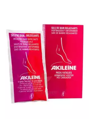 Akileine Soins Rouges Sels De Bain DÉlassant 2sach/150g à ANDERNOS-LES-BAINS