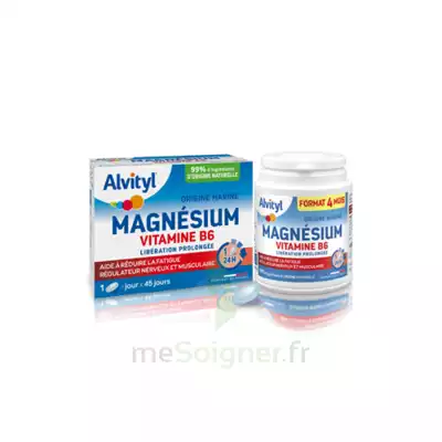 Alvityl Magnésium Vitamine B6 Libération Prolongée Comprimés Lp B/45 à ANDERNOS-LES-BAINS